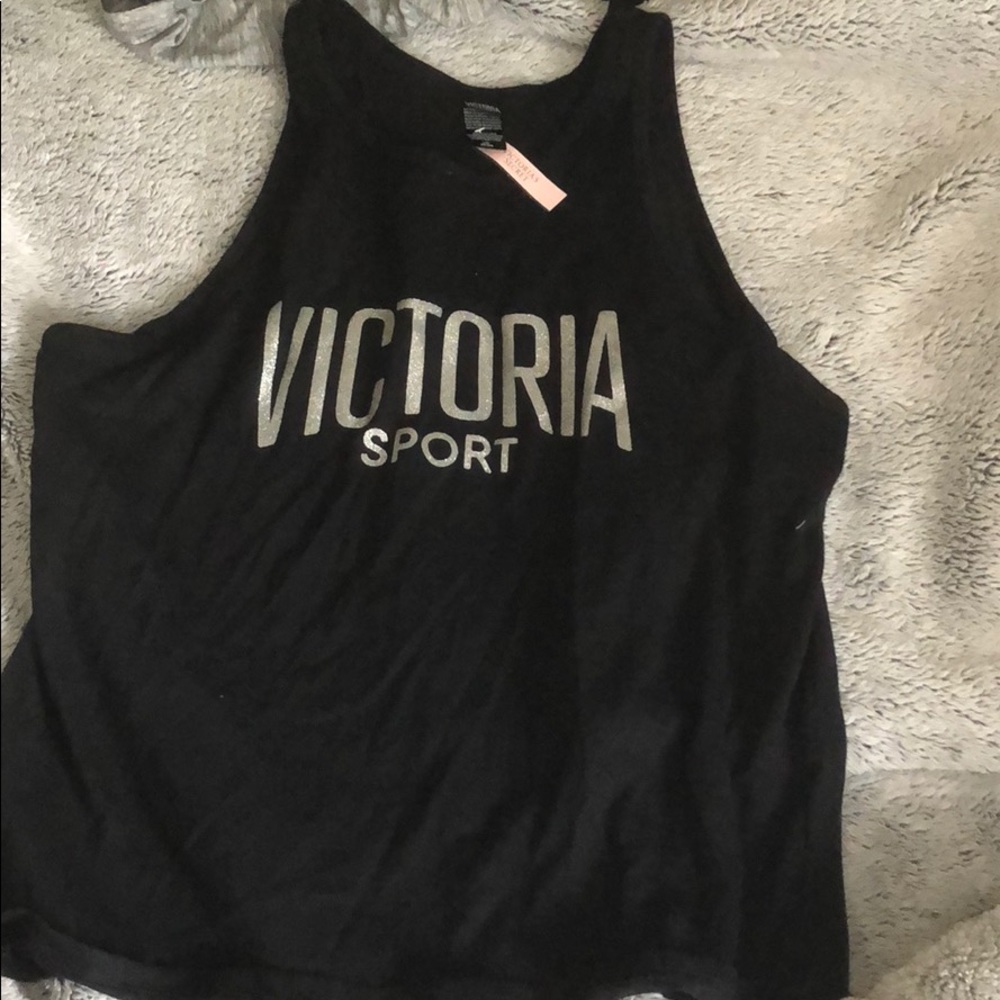 Black tank top